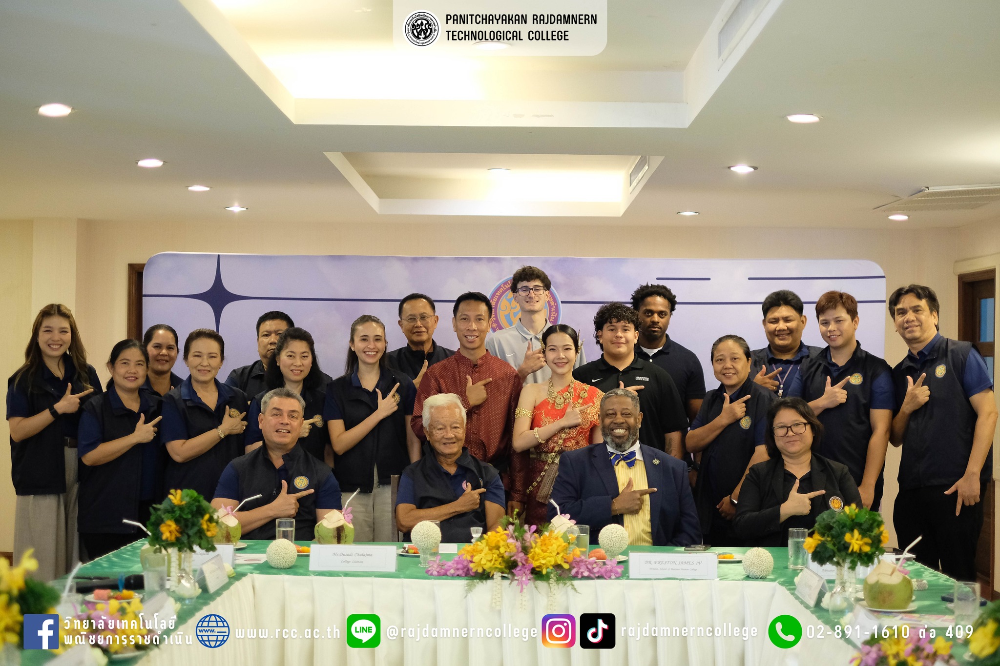 ต้อนรับคณะผู้แทนจาก Hesston College สหรัฐอเมริกา